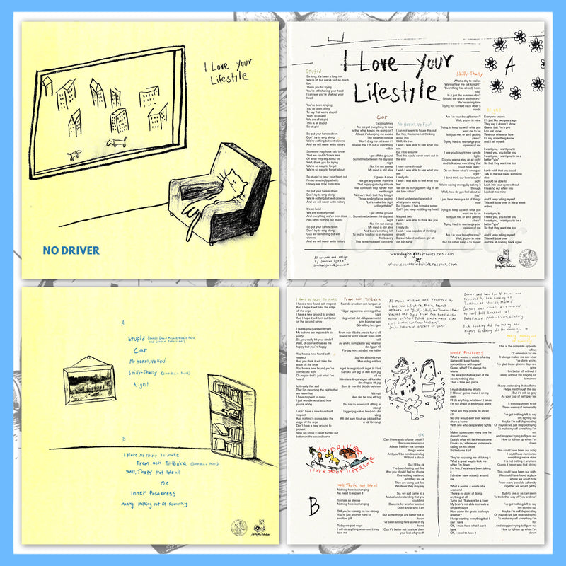 *USA/CAN ONLY* DK147.2: I Love Your Lifestyle - No Driver 12" LP