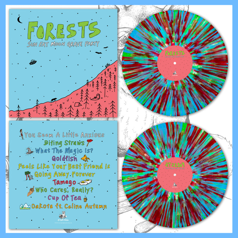 DK130.2: Forests - Sun Eat Moon Grave Party+ 12" LP - Splatter Party! /64