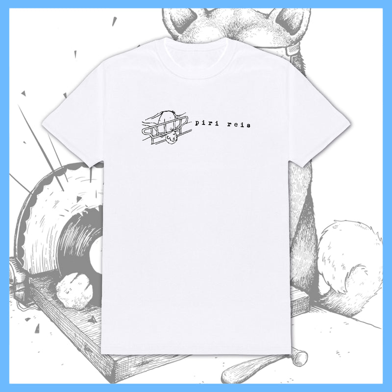 *USA/CAN ONLY* DK176: Piri Reis - Bed Choked (White) T-Shirt - PRE-ORDER