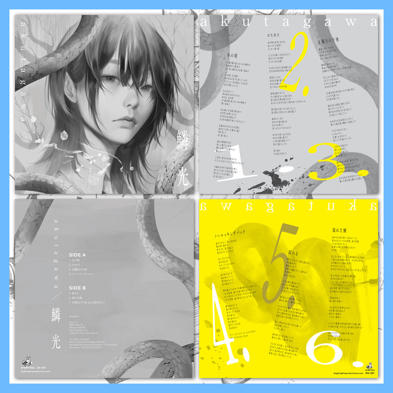 DK187: Akutagawa - 鱗光 / Rinkou 12" LP - PRE-ORDER
