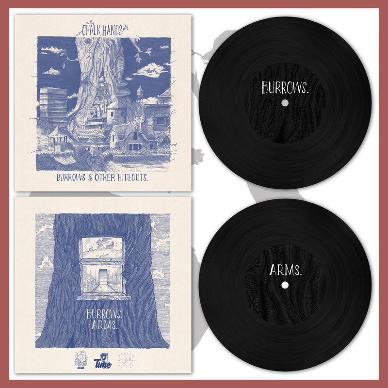 *USA/CAN ONLY* LHL030: Chalk Hands - Burrows & Other Hideouts 7" EP
