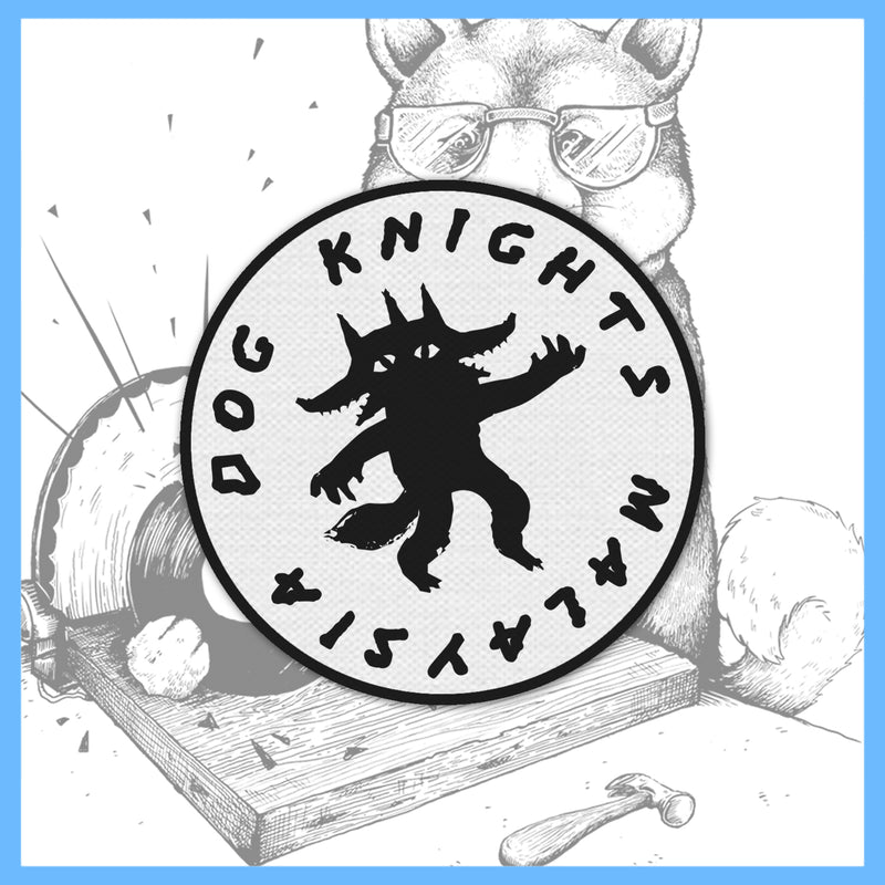 *USA/CAN ONLY* Dog Knights - "DK MY" - Embroidered Patch