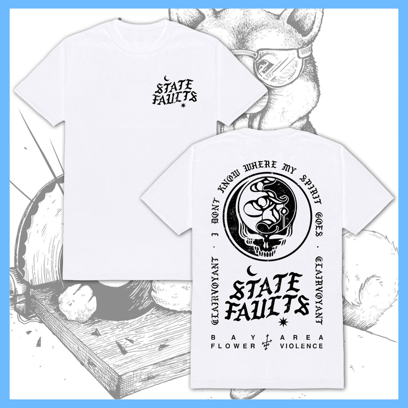 State Faults - Steal Your Spirit (White) - T-Shirt