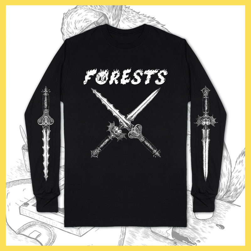 *USA/CAN ONLY* Forests - Swordzz (Black) - Long-Sleeve