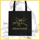 Chinese Football - Running Girl - Tote Bag