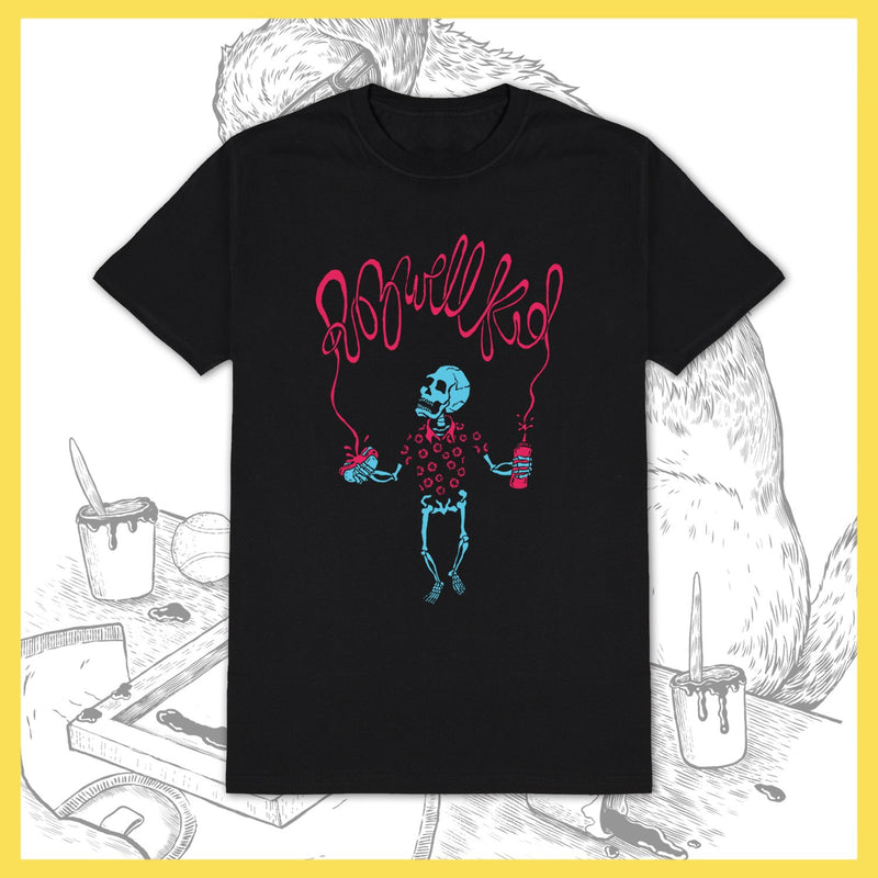 Rozwell Kid - Hot Dog Skeleton - T-Shirt - SALE!
