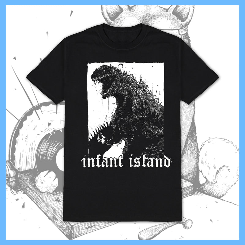 *USA/CAN ONLY* Infant Island - Godzilla (By Cris Crude) - T-Shirt
