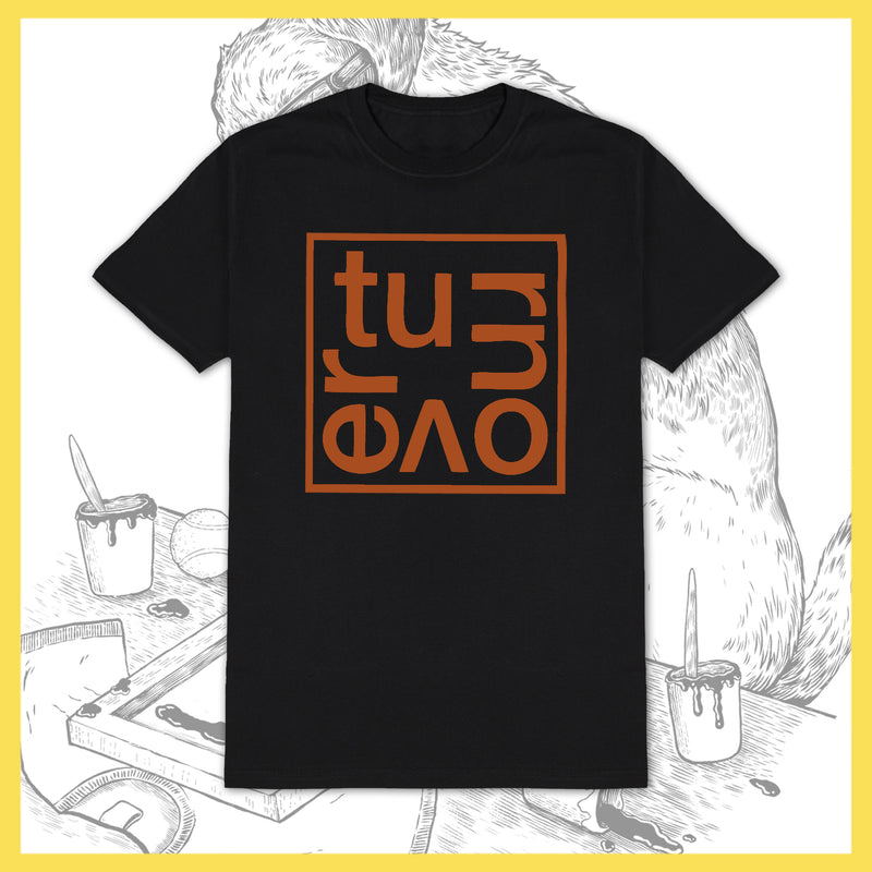 Turnover - Square Text Logo - T-Shirt - SALE!