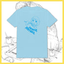 Chinese Football - Ramen (Blue) - T-Shirt