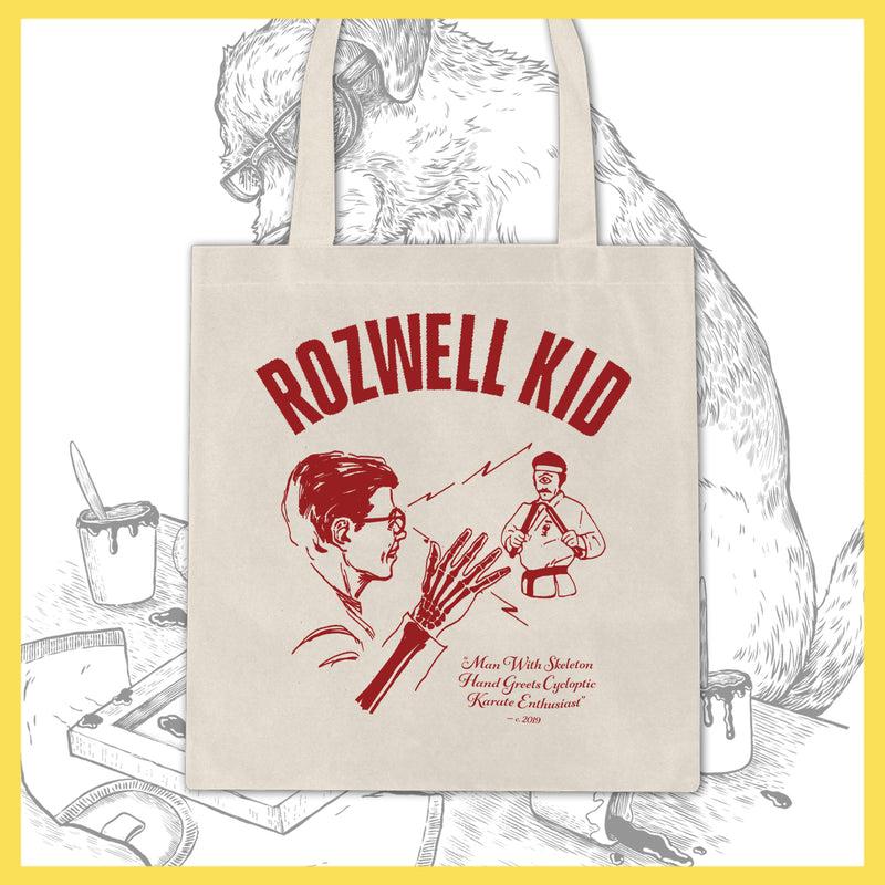 *USA/CAN ONLY* Rozwell Kid - X-Ray Cyclops - Tote Bag